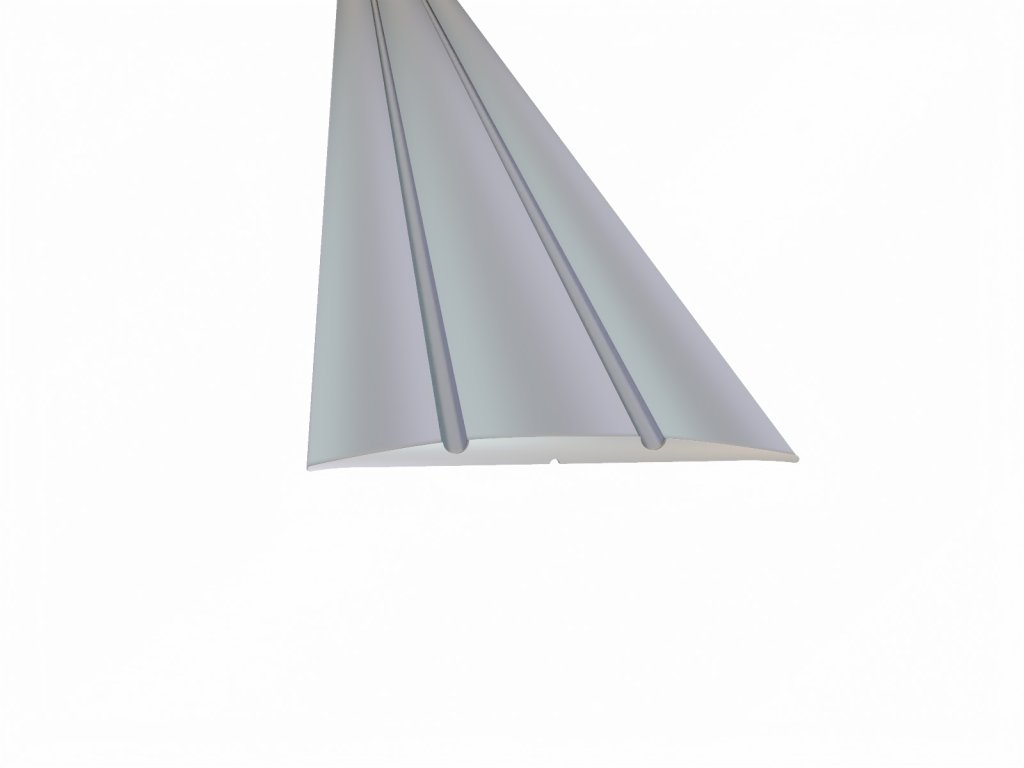 Přechodová lišta plochá 38 mm elox champagne