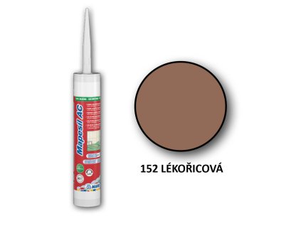Silikonovy tmel MAPESIL AC 152 Lékořicová