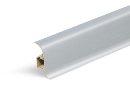 NGF041 soklova lista ngf56 pvc stribrna 56 mm 2 5 m