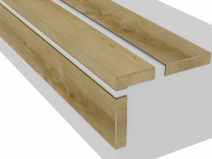 schody s ohyby schema rozklad Bukoma dub Bunbury Elegance