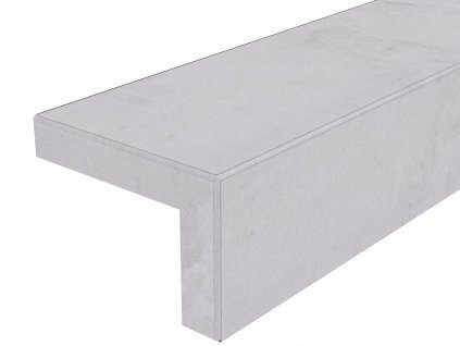 Ohnuty dilec BUKOMA Beton Kámen Světlý predni a levý