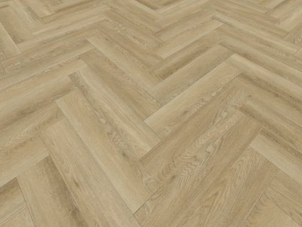 BUKOMA HERRINGBONE U-CLICK - DUB PÍSKOVÝ ELEGANCE 6 mm