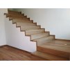 Obklad schodiště vinylovou podlahou Bukoma Dub Bunbury - ukázka realizace