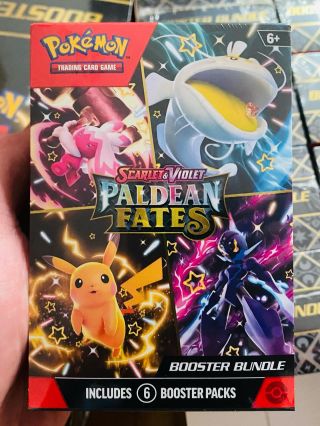 Paldean Fates booster bundle 🔥 Podařilo se sehnat tyhle krásné bundle, které u nás nejsou moc prakticky dostupné. Aktuálně...