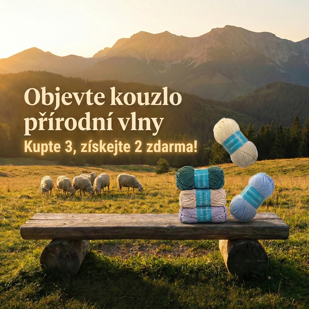 Vpleťte do svých projektů kousek hor. Tradiční bulharská vlna, která zahřeje vás i vaše blízké.