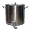 nerezovy hrnec na pasterizaci mleka 50 l bez poklicky s vypustnym kohoutem