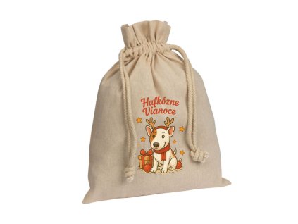 Vianočné vrecúško Bullterrier