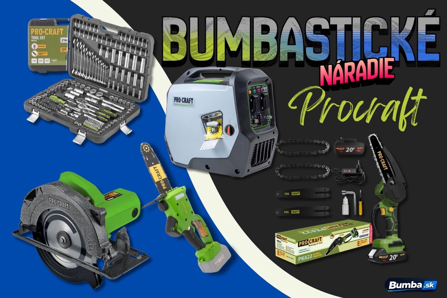 Aku a elektrické náradie Procraft – Bumba.sk