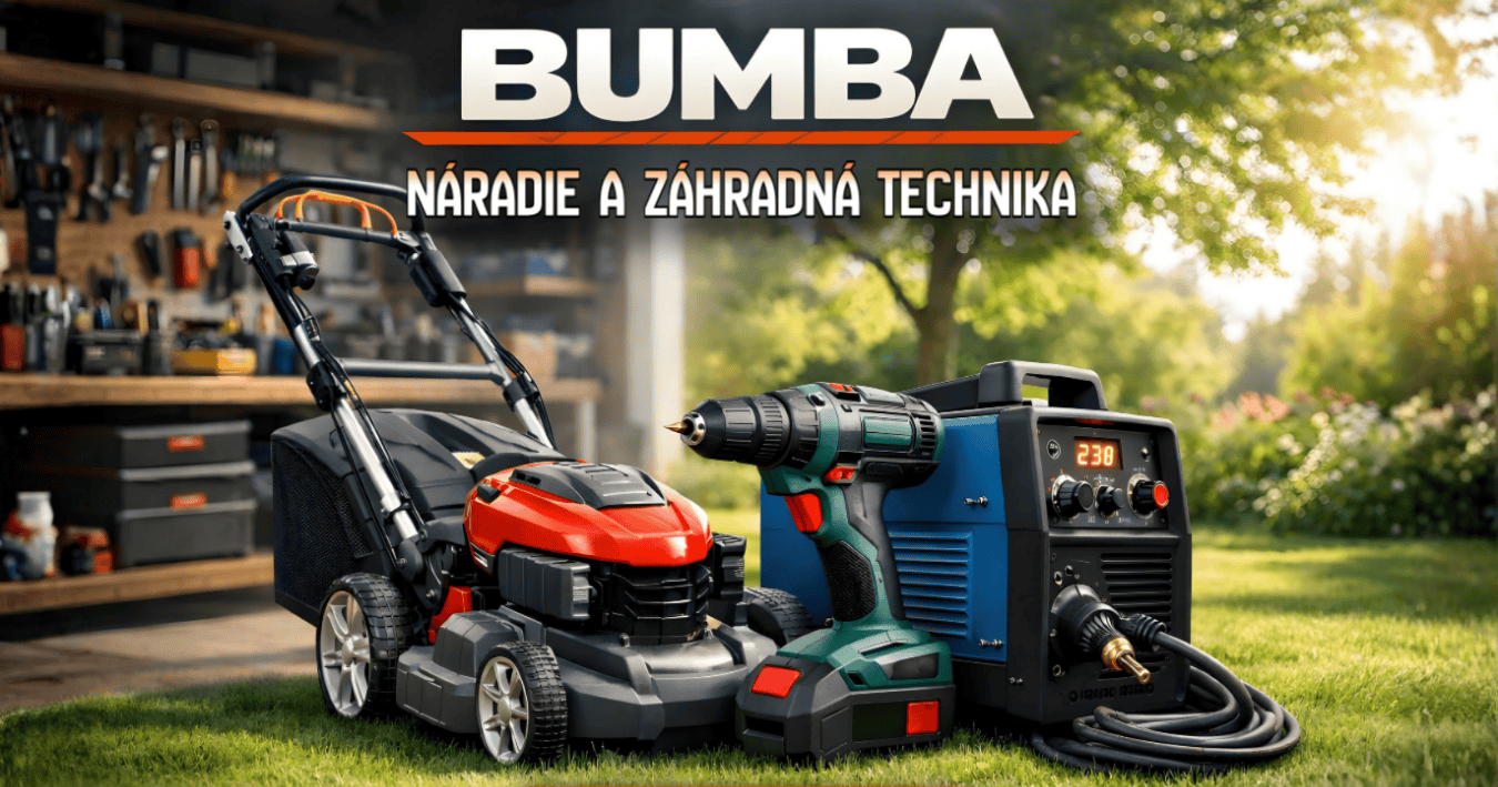 Záhradná technika, náradie a šrotovníky BUMBA.sk