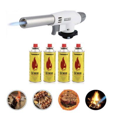 Plynový horák a 4 kartuše