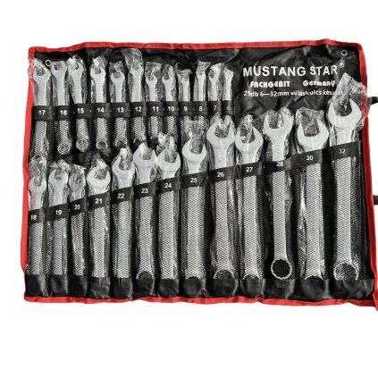 Sada kľúčov očkoploché 25ks 6-32mm