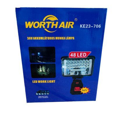 Pracovné svetlo s akumulátorom 2x USB