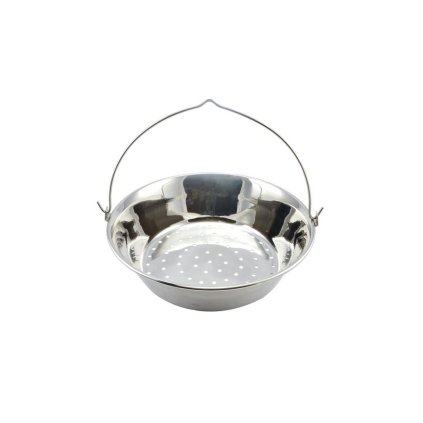 Závesný nerezový košík na naparovanie 40 cm