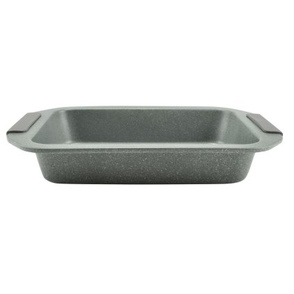 Plech na pečenie s nepriľnavým povrchom, silikónová rukoväť 37,5 x 25 cm