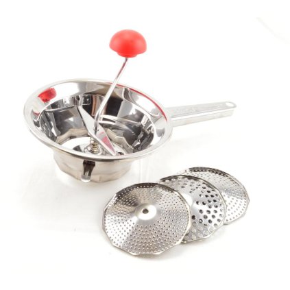 Pasírovač na ryby,zeleninu a ovocie 20 cm s 3 vsadkami (Milly)