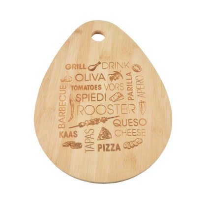 Bambusová doska na krájanie, servírovacia doska 35*25 cm