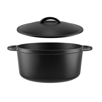 7668 7668 liatinova noha 26 cm 5 litrov zakrivena rukovat