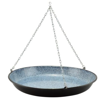 Panvica 42 cm, smaltovaná, mramorovaná na otvorený oheň