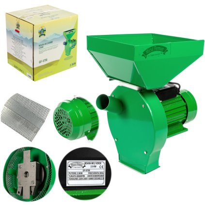 8415 8415 8415 mlyn na obilie micul fermier 2 5 kw gf 0758 vykonny srotovnik 200 kgh 4 sita 2