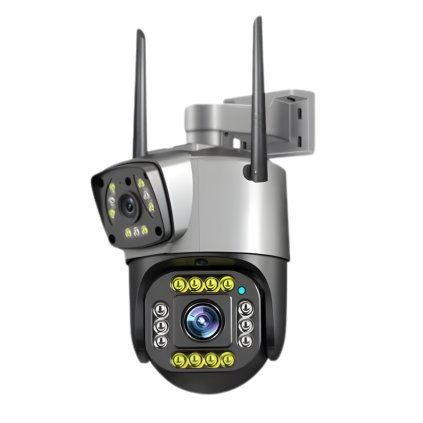 8mp dual lens ptz kamera v380 pro