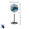 ventilator 2v1 50cm nastavitelna vyska 56 123cm