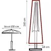 Kryt na záhradný slnečník 260*40 cm (pre max. priemer 450 cm)