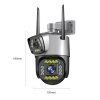 8mp dual lens ptz kamera v380 pro rozmery