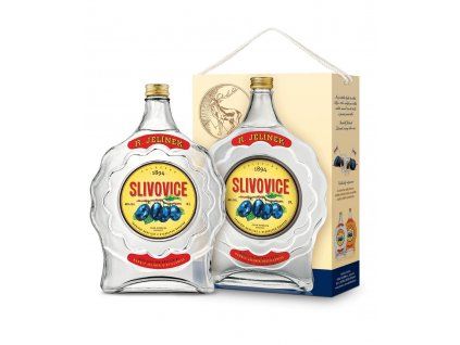 Slivovica biela budík Jelinek 45% 3L