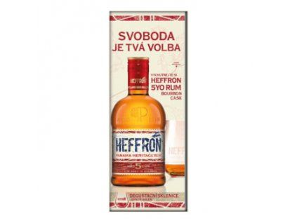 Rum HEFFRON 5YO 38% 0,5l + poh.