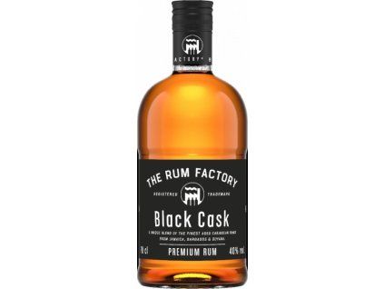The Rum Factory Black Cask 40% 0,70 L