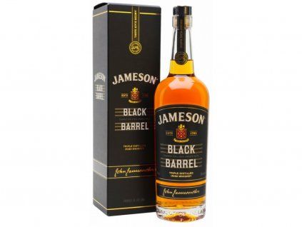 Jameson Black barrel 40% 0,7L v kartóne