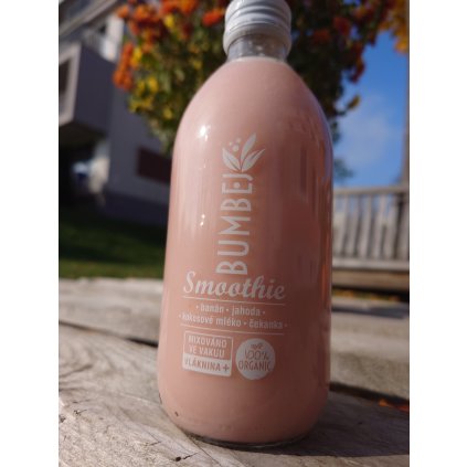 Banán-jahoda-kokosové mléko-čekanka (330ml)