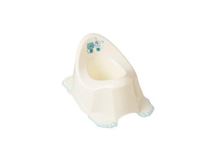 Detský nočník protišmykový Psíček a Mačička žltý