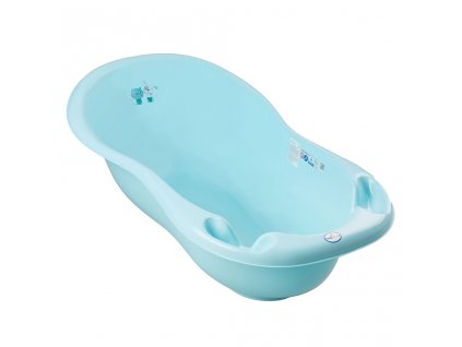 Anatomická vanička s výpusťou 102 cm LUX Psíček a Mačička modrá