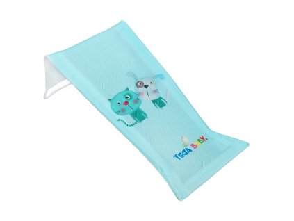 Látkové lehátko na kúpanie Psíček a Mačička tyrkysové