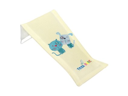 Látkové lehátko na kúpanie Psíček a Mačička žlté