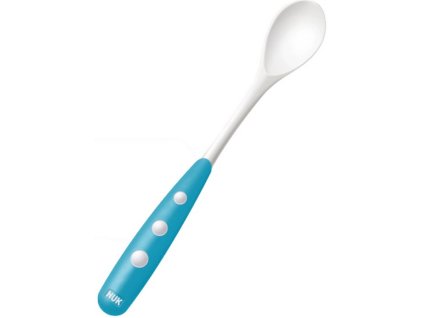 Detské lyžičky NUK 2 ks tyrkysové