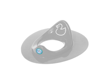 Detské sedátko na WC kačička sivé