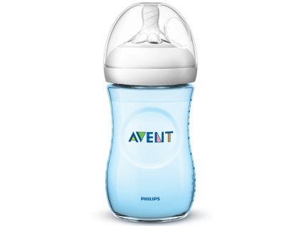 Dojčenská fľaša Avent Natural 260 ml modrá
