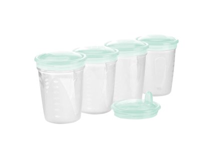 Sada nádobiek s náustkom na pokrmy a mlieko Baby Ono 200 ml