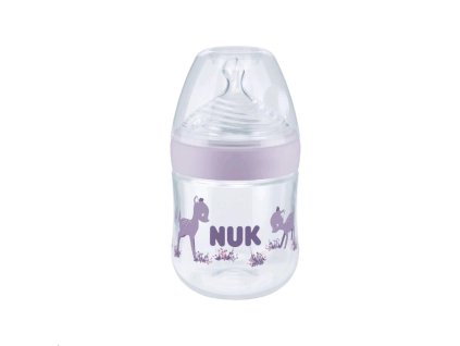 Dojčenská fľaša NUK Nature Sense s kontrolou teploty 150 ml fialová