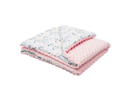 Detská deka z Minky s výplňou New Baby Jarabina 80x102 cm