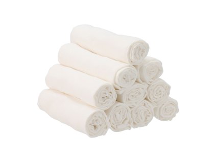 Látkové bavlnené plienky New Baby Softy 70 x 70 cm 10 ks biele