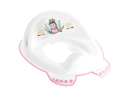 Detské protišmykové sedátko na WC Wild & Free jednorožec biele