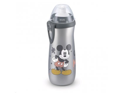 Detská fľaša NUK Sports Cup Disney Cool Mickey 450 ml grey
