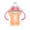 Netečúci hrnček s mäkkým náustkom Baby Ono 180 ml oranžový
