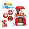 Detská kuchynka Little Chef Baby Mix červená 32 ks