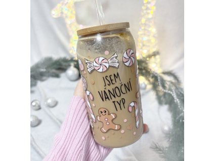 Sklenice Jsem vánoční typ