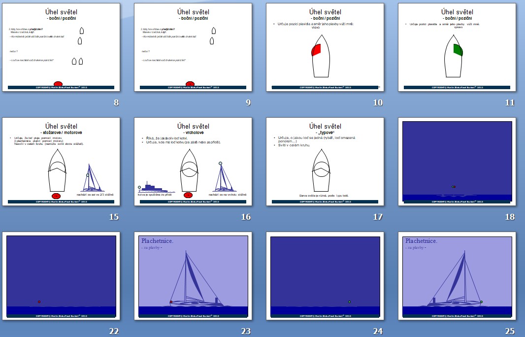 moře - kurz C -STUDIJNÍ MATERIÁLY