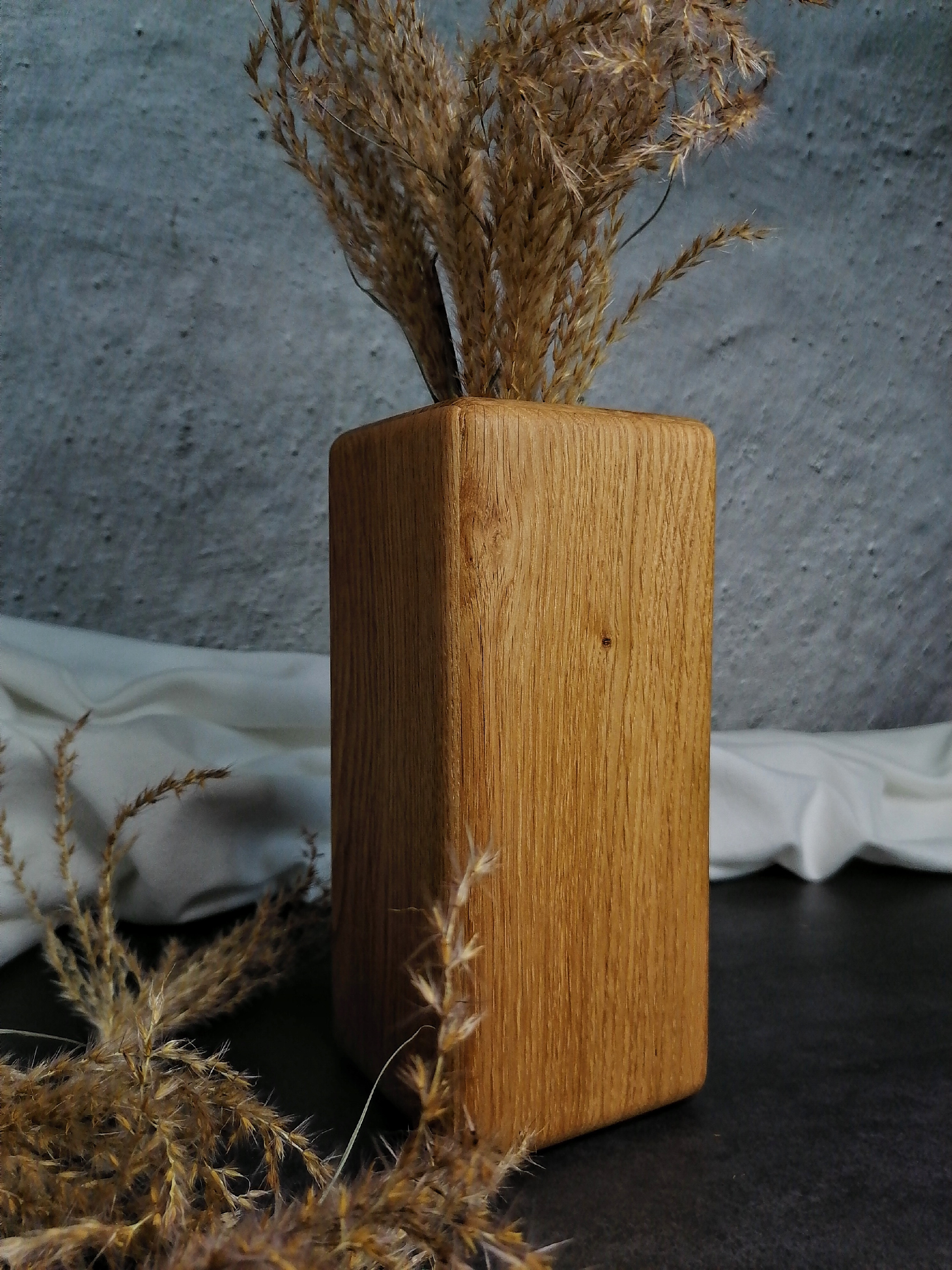 Dřevěná váza EDGES OAK - Velikost 18